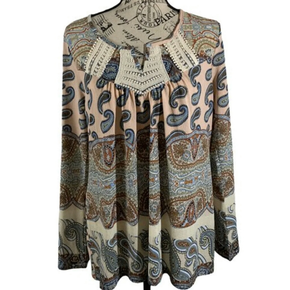 Live and let live PL tunic Paisley Blous